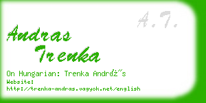 andras trenka business card